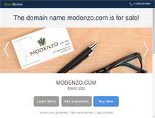Tablet Screenshot of modenzo.com